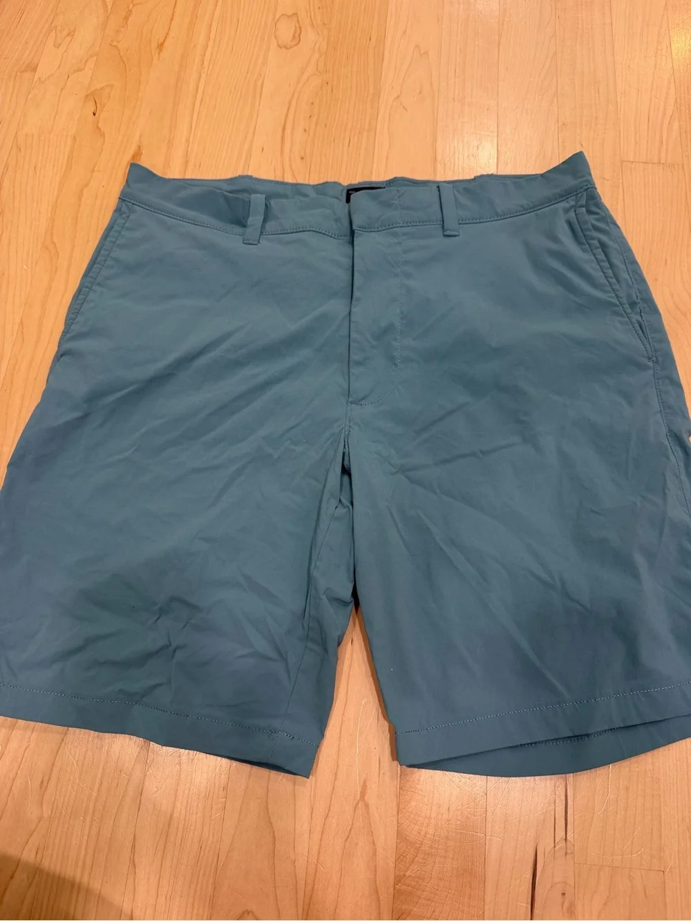 J. Crew Men's Teal Flat-Front Shorts